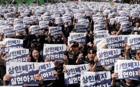 Samsung workers rally in South Korea, demanding higher pay and threatening to strike