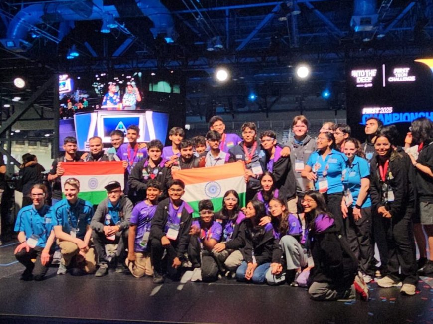 वैश्विक मंच पर डाइस ने जीता एफटीसी वर्ल्ड रोबोटिक्स खिताब