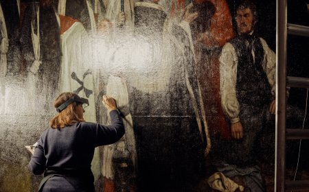 Bringing Courbet’s ‘A Burial at Ornans’ Back to Life, While Visitors Watch