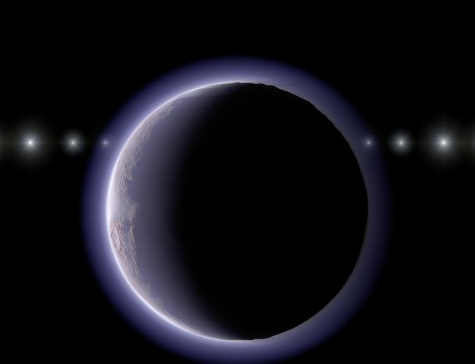 Astronomers believe they've detected an atmosphere around a tiny, icy world beyond Pluto