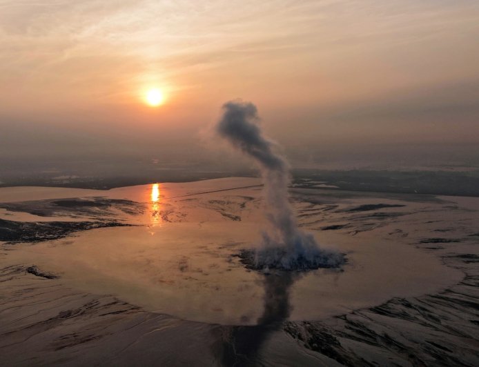 Indonesians mark 20 years since mud volcano eruption swallowed up entire communities in East Java