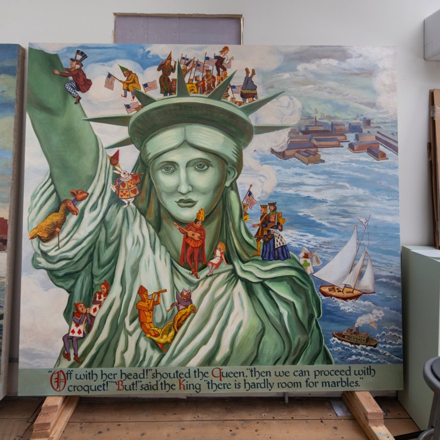 Saving Alice’s Adventures in New York: Her Mural Traveled a Rabbit Hole Too
