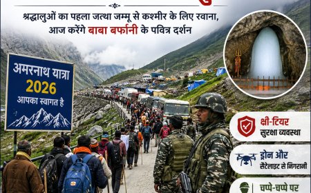 Amarnath Yatra 2026 Begins: First Batch of Pilgrims Leaves Jammu Amid Unprecedented Security Arrangements