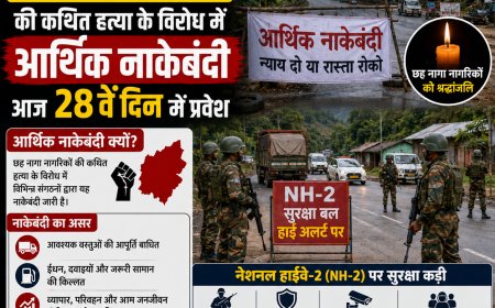 Manipur Crisis: Economic Blockade Enters 28th Day After Alleged Killing of Six Naga Civilians