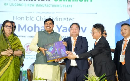 Madhya Pradesh Chief Minister Dr. Mohan Yadav inaugurated the new Liugong Green Alliance plant Inauguration.