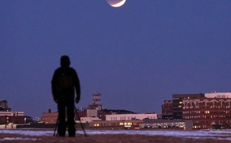 Near-total lunar eclipse is coming up with the Americas in prime position