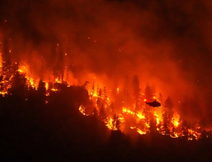 Climate change contributed to Canada fires, study says as Trump blames mismanagement