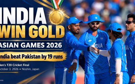 India Beat Pakistan by 19 Runs to Win Asian Games 2026 Cricket Gold